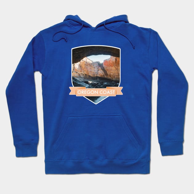 Oregon Coast Cave-Travel Photography in the PNW Hoodie by tonylonder